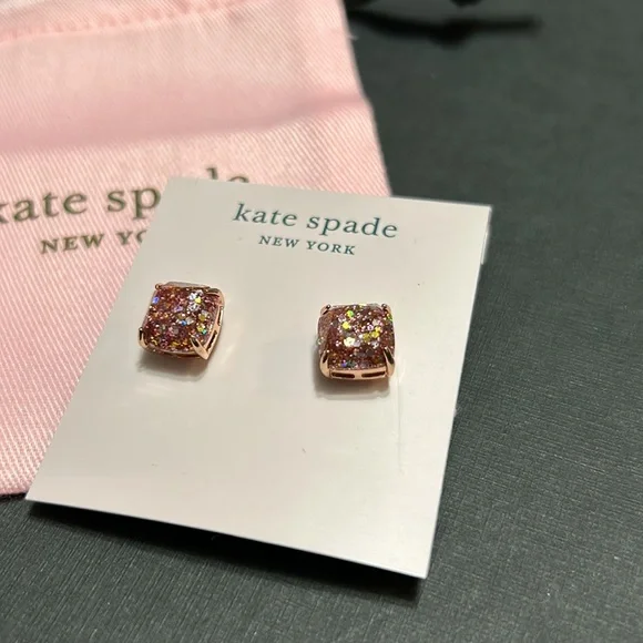 Kate Spade earrings, rose gold - Picture 2 of 4